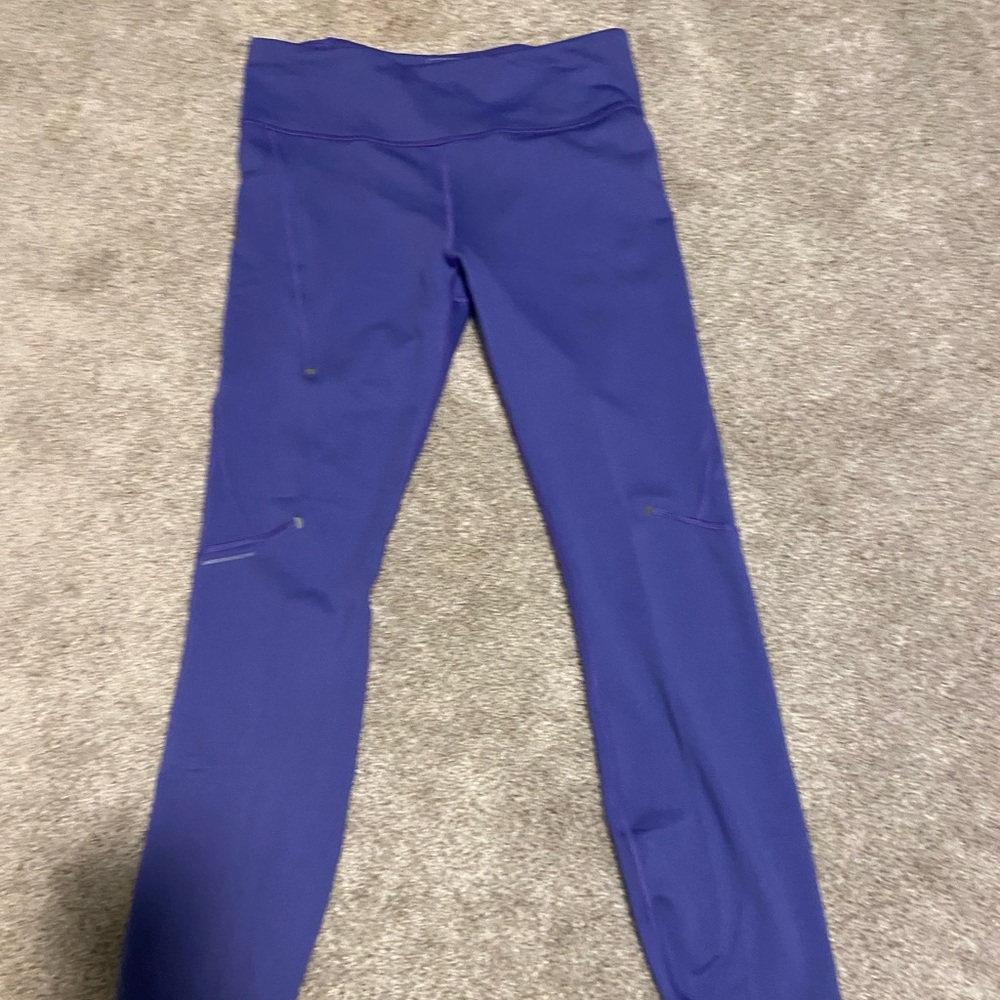 On Running Purple Performance Leggings/Tights